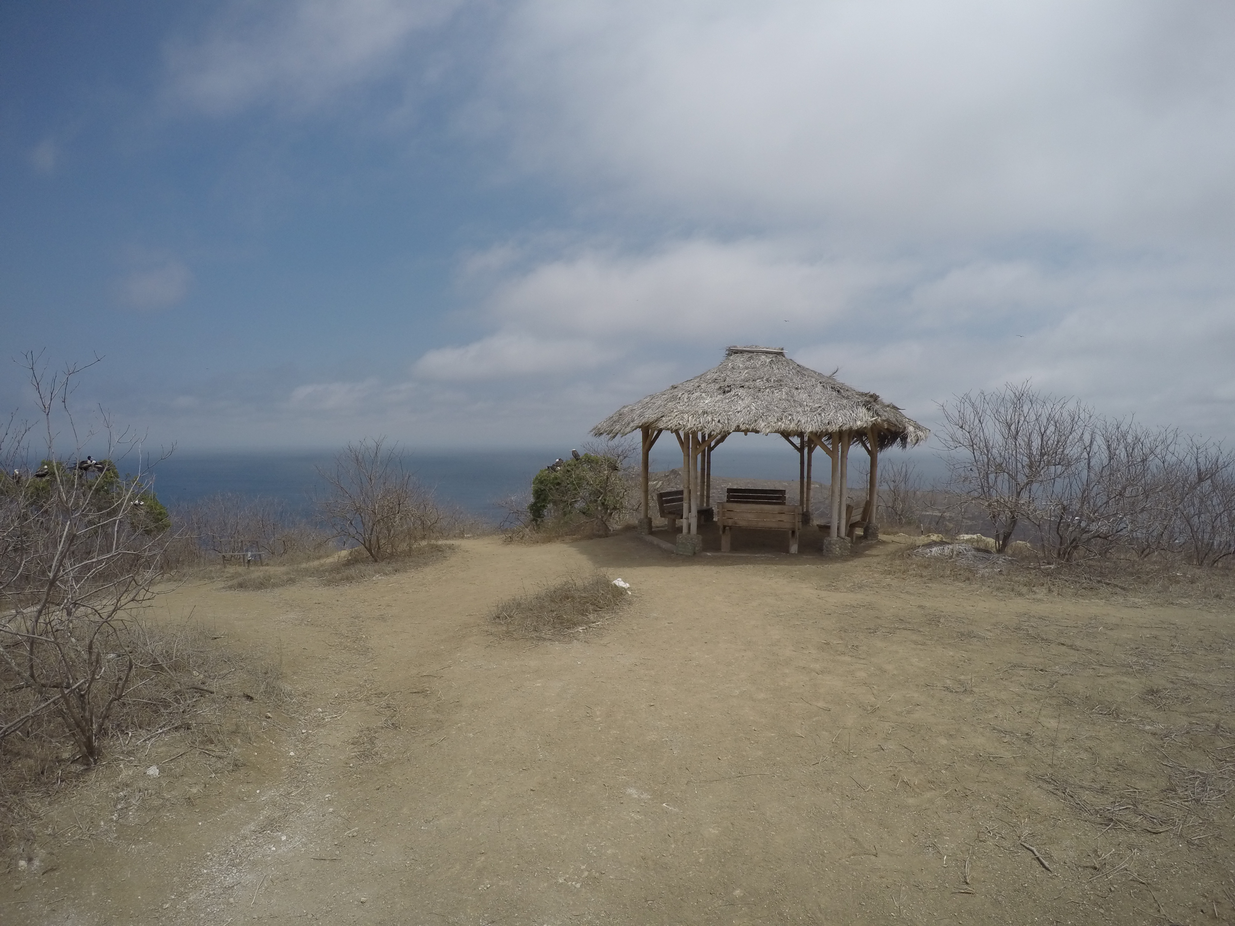 Nach einer Wanderung über die Insel...